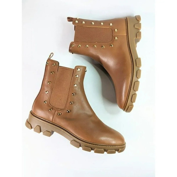 Michael Kors Women's Ridley Studded Lug-Sole Chelsea Booties Size 8.5 MSRP $225 - Picture 6 of 11